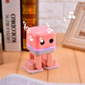 Miniatyrbild 7 av 7: Mini Bluetooth Trådlös Söta Robot Smart Dansande Högtalare HiFi Musikspelare Leksak Present Rosa