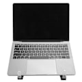 Miniatyrbillede 7 af 7: Foldbar bærbar computerstand Foldbar Protable Notebook Computer Support Holder med køleventilator