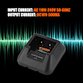 Miniatyrbild 5 av 7: Intercom-laddare Intercom Laddningsutrustning Strömadapter för Baofeng UV-5RA/A/B/E/C