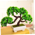 Miniatyrbild 3 av 7: 1 st. Glaskruka Tall Dekoration för Skrivbord Simulerad Hälsning Tall Välkommen Sång Välkommen Tallväxter Simulerad Tallväxt Krukväxt Bonsai Dekorationer