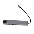 Miniatyrbillede 2 af 7: 8-i-1 Hub Type-C til HDMI RJ45 PD USB Docking Station Type-C Hub Splitter Konverter Adapter