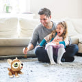 Miniatyrbilde 6 av 6: Robot Hundeleke, Barns Smart, Elektronisk kjæledyr Valp med bein, Spise, Gjespe, Musikk Flere funksjonsmoduser, Stemmesensor, Berøringssensor,  (Brun)