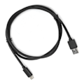 Miniatyrbillede 6 af 7: USBA til USBC-kabel Universal datalinje Lydtransmissionskonverteringssnor 1 meter Sort