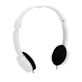 Miniatyrbilde 4 av 7: Foldbar kablet stereo headset for barn med mikrofon for smarttelefon nettbrett hvit