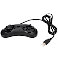 Miniatyrbilde 3 av 7: Høysensitiv USB-kablet spillhåndtak Vanntett spillkontroller for Sega-spillkonsollkontroller