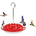 Pikkukuva 5 / 6: Paras Hummingbird-syöttimet ulkotiloihin ripustettavaksi, helppo puhdistaa ja täyttää, Mary's Sweety Hummingbird-syöttimet lahjoiksi ikkunaan ja puutarhaan, More Birds 2PCS