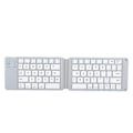 Miniatyrbild 2 av 7: Bärbar F68 universell hopfällbar Bluetooth trådlöst tangentbord för iOS för Android för Windows Grå