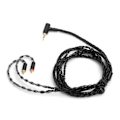 Miniatyrbillede 3 af 7: 25 Core Silver Plated Cable OFC Upgrade Audio Cable til MMCX Connector til Shure SE215Black 2.5 Balanced Head