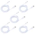 Pikkukuva 2 / 7: 5 kpl 3 m:n USB-datakaapeli WIIU-pelikonsolin latauskaapeli Pelilisävarusteet