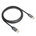 Miniatyrbillede 4 af 7: DP til DP-kabel Sort ABS 8k 60hz 4k 120hz til video-pc-laptop-tv-skærmkonverter 1,5 meter
