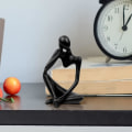 Miniatyrbild 2 av 4: Resin Thinker Style Abstrakt Skulptur Staty Heminredning Accenter Samlarobjekt Figurer Hemmakontor Bokhylla Skrivbordsdekor