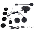 Pikkukuva 1 / 7: Kypärä Bluetooth-intercom-kuulokemikrofoni Ratsastuskypärä Bluetooth 5.0 Musiikki-intercom-kuulokemikrofoni