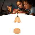 Miniatyrbillede 2 af 5: 3W LED Touch Bordlampe 3 Gear Justerbar Foldbar Kronblad Form Desktop Bordlampe USB 5V Orange