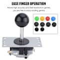 Miniatyrbillede 3 af 7: USB Arcade Dele Komponenter Joystick + Farve Trykknap Kits Spil Controller DIY Udskiftning Kits