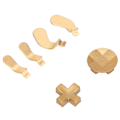 Miniatyrbillede 5 af 7: 4 stk. Trigger-padler og 2 udskiftelige D-pads i rustfrit stål - reservedele til Xbox One Elite Series 2