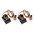 Miniatyrbilde 1 av 7: 2 stk PC viftekontroller 3 pin 4 pin vifteadapter PWM PC kabinett kjølevifte hub 8 veis splitter 12V hastighetskontroller