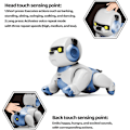 Miniatyrbillede 8 af 8: Smart interaktiv robot hundelegetøj til børn med stemme- og berøringsstyring Dansende kæledyr RC dyre legetøj til drenge og piger Realistisk mini kæledyr hund robot simulator