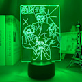 Miniatyrbillede 3 af 7: 3D LED Lys Anime Yu Yu Hakusho til Soveværelses Dekoration Natlys Børnefødselsdagsgave Manga Værelse Bord 3D Lampe Yu Yu Hakusho