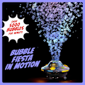 Miniatyrbild 6 av 6: Robot Bubbelmaskin för Barn - Snurrar, Rör Sig, Musik, Ljus - Bubbelblåsare, Maskin för Pojkar & Flickor - Coola Utomhusleksaker - Födelsedag Grey