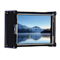 Miniatyrbilde 3 av 7: 3,5 tommers 320x480 oppløsning bakgrunnsbelyst LCD-berøringsskjerm med svart etui for Raspberry Pi 4B