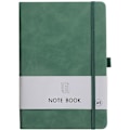 Miniatyrbillede 1 af 7: 200 Siders A5 Linjeret Notesbog Journal, PU Læder Hardback Notesbøger 100 Ark 5.9'' X 8.46'' Fortykkede Klassiske med Pen Loop Notesbog