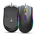 Miniatyrbillede 3 af 7: HXSJ A869RGB LED-lys 7200DPl USB Plug and Play Mekanisk Makro Defineret Gaming Mus
