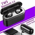 Miniatyrbild 2 av 5: TWS-X8 Hörlurar Trådlösa Bluetooth 5.0 Hörlurar Vattentäta In-Ear Hörlurar Inbyggd Handsfree Mikrofon TWS Trådlösa Hörlurar Tvillingar Öronproppar 35
