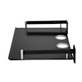Miniatyrbilde 5 av 7: Solid Set-top Box Brakett Aluminiumlegering 4KG Belastningsvekt Veggmontert Hylle for Set Top Box