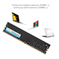 Pikkukuva 5 / 7: Netac DDR4 4GB DIMM 288-Pin 1.2V 2400MHz Työpöydän muistimoduuli