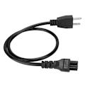 Miniatyrbillede 4 af 7: 0,6 m bærbar computer strømledning Nema 5‑15P han til IEC320 C5 hun bærbar computer strømledning til 3-polet bærbar computer AC-adapter 100‑240V