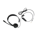 Miniatyrbillede 6 af 7: Telefon Headset Professionel Støjreducerende Single Ear Kundeservice Headset til Call Center Kontor Enkelt 3,5mm Interface