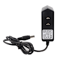 Miniatyrbilde 1 av 7: DC 9V 1A 1000mA Vegglader Strømadapter (2 Flat Pin Plugg / 100CM Kabel)