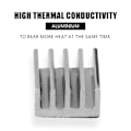 Miniatyrbilde 3 av 7: 10 stk elektronisk kjøleribbe Rask varmeavledning Aluminium Chip Heatsink for 3D-skriver A4988