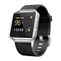 Pikkukuva 7 / 7: TPU Twill -rannekke Fitbit Blaze -älykelloon (musta, S)