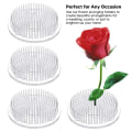 Miniatyrbillede 4 af 5: 4 stk. Blomsternåleholder Transparent Plast Blomster Fastgørelsesværktøj Blomsternål med Sugekop Base