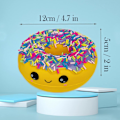 Miniatyrbillede 2 af 6: Regnbue Donut Squishy Legetøj, Langsomt Stigende, Stresslindring, Sjovt og Sødt Legetøj Perfekt til Fødselsdagsgave og Dekoration
