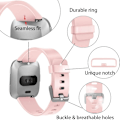 Pikkukuva 4 / 6: Älykäs rannekkeen hihna on yhteensopiva Fitbit versa -älykellojen, versa 2:n ja versa Lite se -kellojen kanssa naisille ja miehille（Pink-S）
