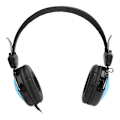 Miniatyrbild 2 av 7: T420 3,5 mm huvudmonterat spelheadset med mikrofon för internetkafédatortillbehörBlå
