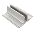 Miniatyrbillede 5 af 7: Vertikal bærbar computer stand 3 i 1 aluminiumlegering justerbar størrelse pladsbesparende bærbar computer holder til maksimalt 17,3 tommer bærbar computer sølvfarve