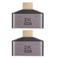 Miniatyrbilde 1 av 7: HD Multimedia Interface 1 til 2 Adapter Hann til Dobbel Hunn 2K 60Hz Video Splitter med Indikatorlys 2stk