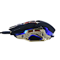 Miniatyrbilde 7 av 7: LUOM LM-x6 3200 DPI USB kablet 8 programmerbare knapper spillmus mus svart