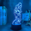Miniatyrbild 3 av 7: USB 7/16 Färgad Fjärrkontroll Touch Switch 3D Nattlampa Anime Soul Eater Maka Albarn Figur Akryl LED Illusion Lampa