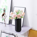 Miniatyrbillede 5 af 5: Metal Blomster Vase i Rustfrit Stål, Robust, Holdbar, Slidstærk, Enkel Moderne Stil Blomster Vase til Hjemmet, Kontoret, Hotellet