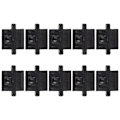 Miniatyrbilde 6 av 7: 10 stk Walkie Talkie trykknapp Batterilås Hold for Baofeng UV5R Uv 5R UV5RA UV5RE BFF8HP