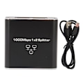 Miniatyrbillede 1 af 7: 1000 Mbps Ethernet-kabelsplitter 1 til 2 Kompatibel med Cat5 Cat5e Cat6 Cat7 To enheder deler RJ45-netværkssplitter