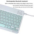 Pikkukuva 4 / 7: Ladattava Bluetooth-näppäimistö ja hiiri -yhdistelmä, ultraohut kannettava kompakti langaton hiiri-näppäimistösetti Android Windows -tabletille