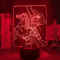 Miniatyrbillede 3 af 7: Attack on Titan 3D Anime Lampe Nat Levi Ackerman Illusion Nat Figur fra Attack On Titan Japansk Anime Led Sensor Lys