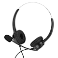 Miniatyrbillede 3 af 7: Headset Binaural USB Hovedtelefon Øretelefon Computer Notebook Tilbehør til Skype / QQ / MSN