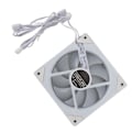 Miniatyrbild 5 av 7: 120mm chassifläkt ARGB chassifläkt 5V 3-stifts ARGB LED kylfläkt för CPU-kylare CPU vattenkylare dator omvänd blad vit