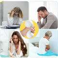 Miniatyrbilde 7 av 7: Kinesisk bolle stressball Fidget-leketøy, kinesisk bolle Squishy stressball Dampet fylt bolle Klemmende stressavlastningsleketøy, Deigboller Squishy kinesisk bolle Fidget